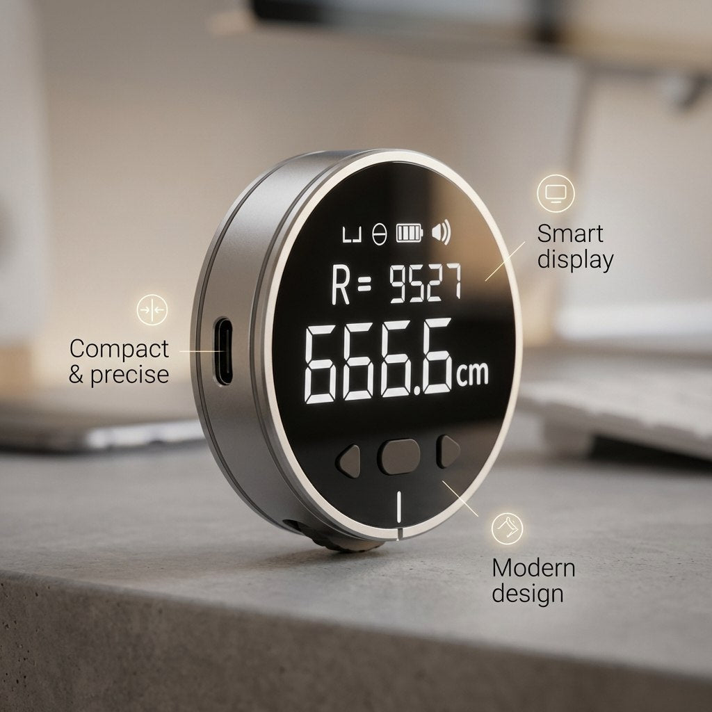 Electronic Measuring Ruler By Finelly