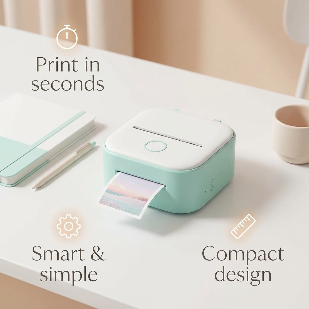 Portable Mini Printer By Finelly