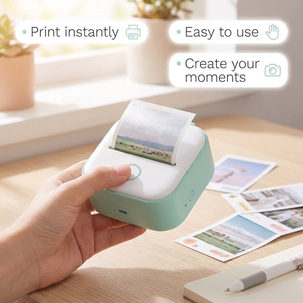 Portable Mini Printer By Finelly