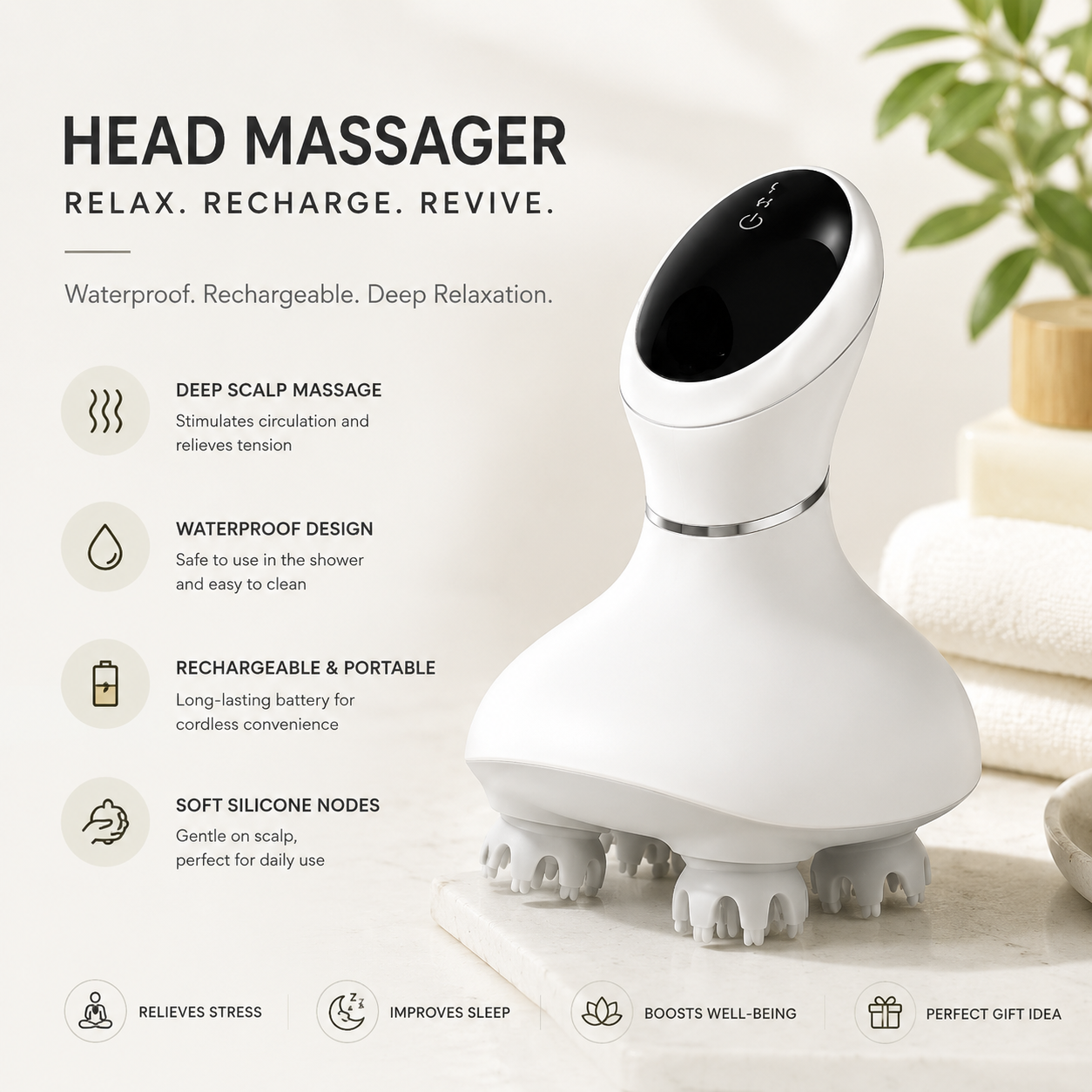 Head Massager By Finelly