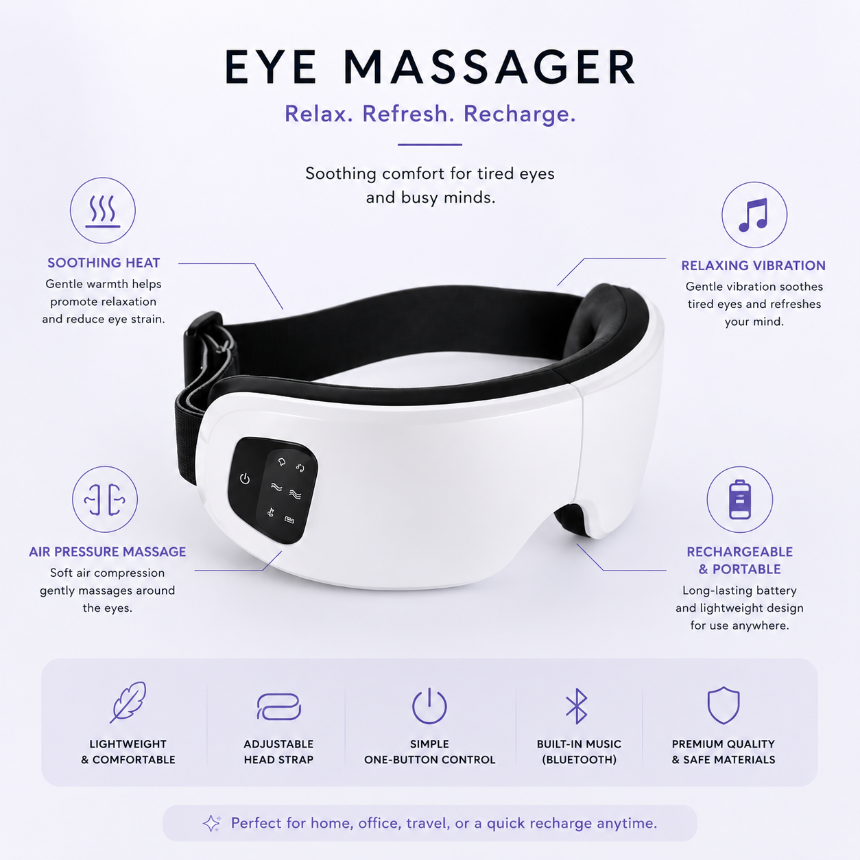 Steam Eye Massager By Finelly